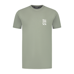 VÄNNER Tropisk Skjorta T-Shirt Light Green