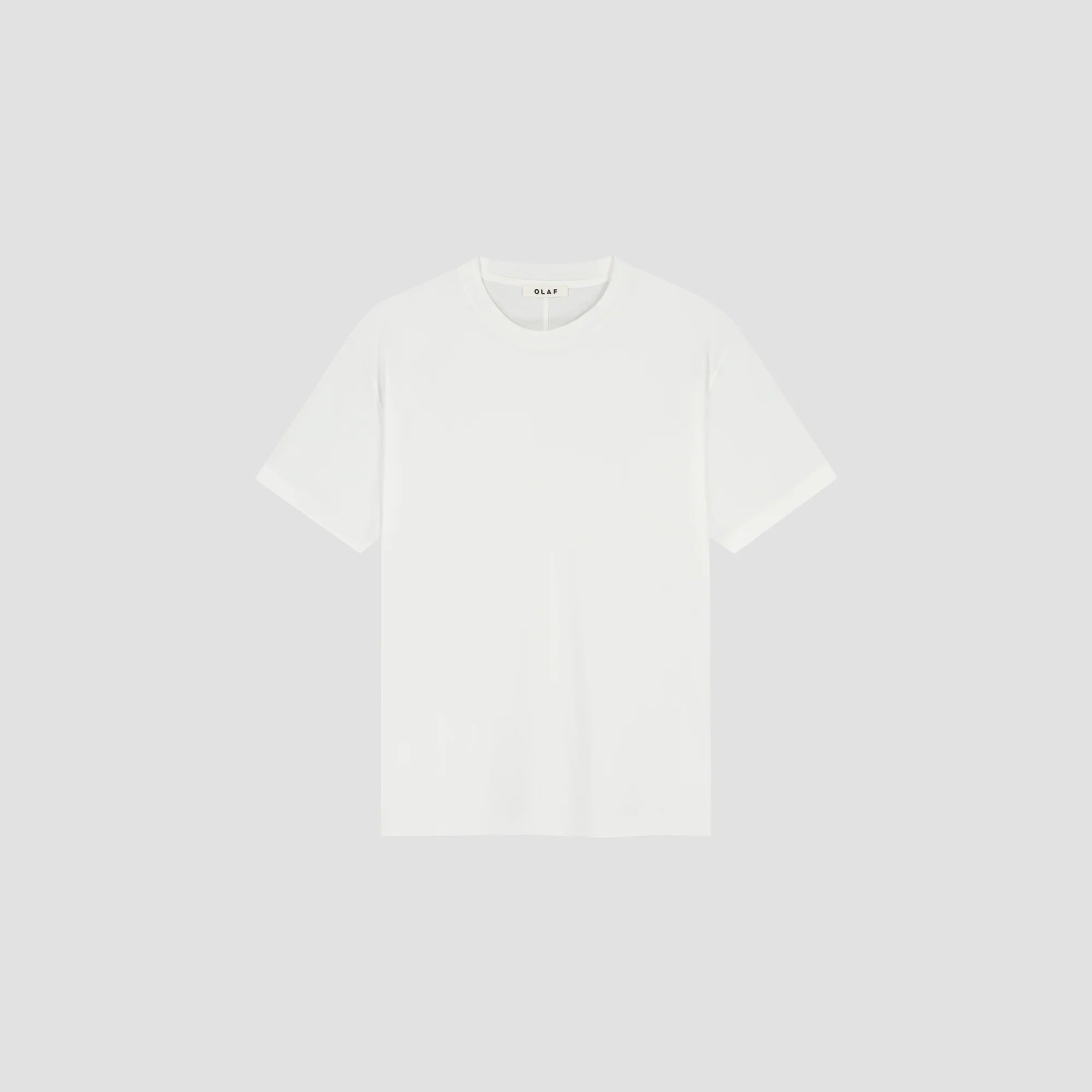 OLAF MONOGRAM BOXY TEE - OPTICAL WHITE