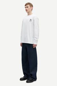 SAMSOE SAMSOE Saragnar Longsleeve 11725 White Sunset