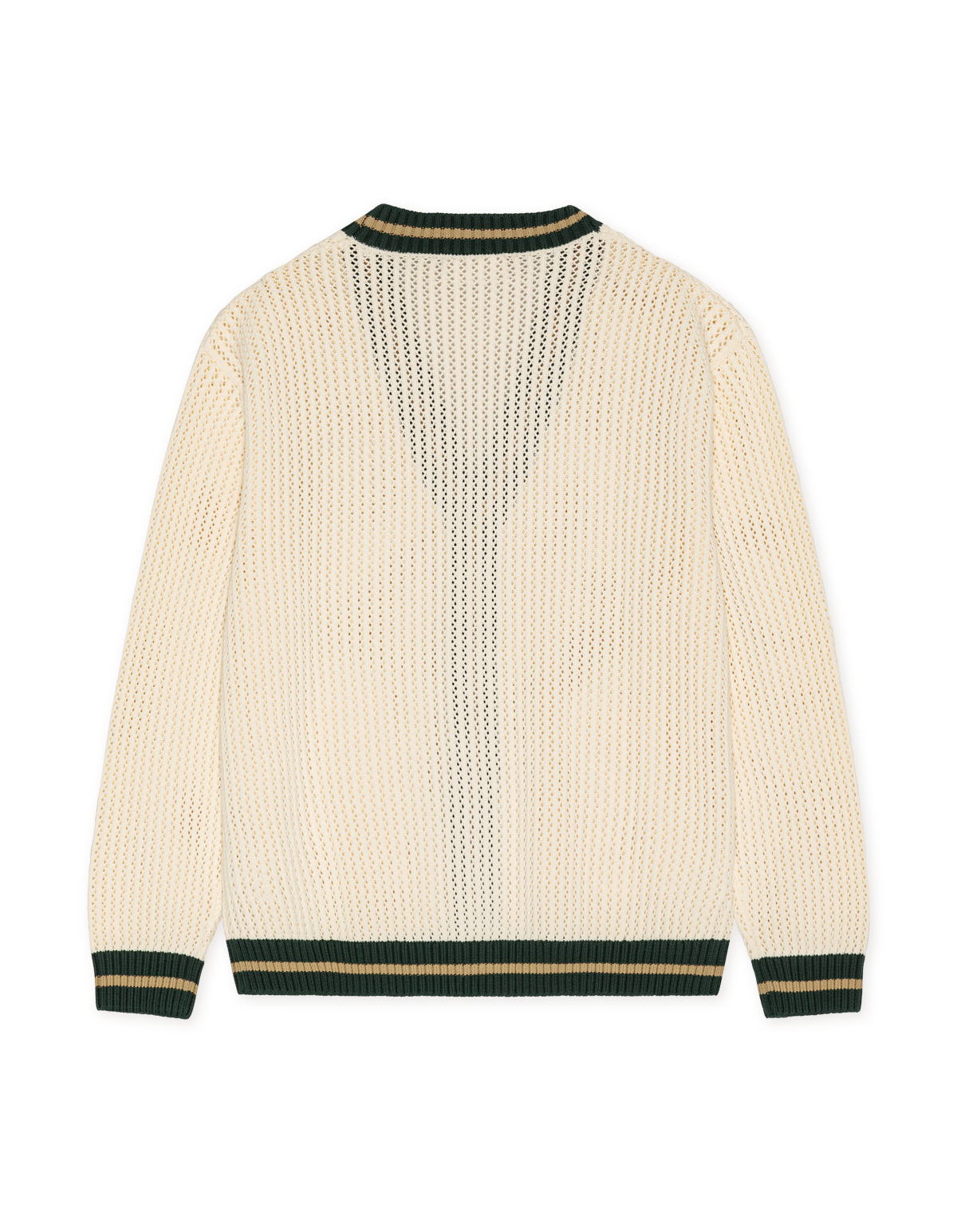 LES DEUX LACE KNITTED CARDIGAN  Eggnog White