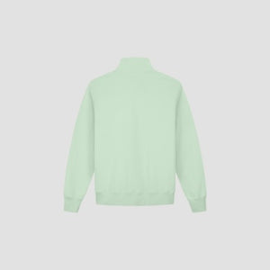ØLÅF Block Zip Mock Pale Green