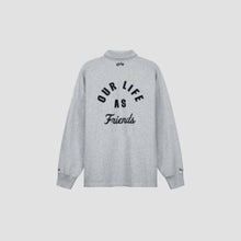 Afbeelding in Gallery-weergave laden, ØLÅF Varsity Polo Sweat Heather Grey