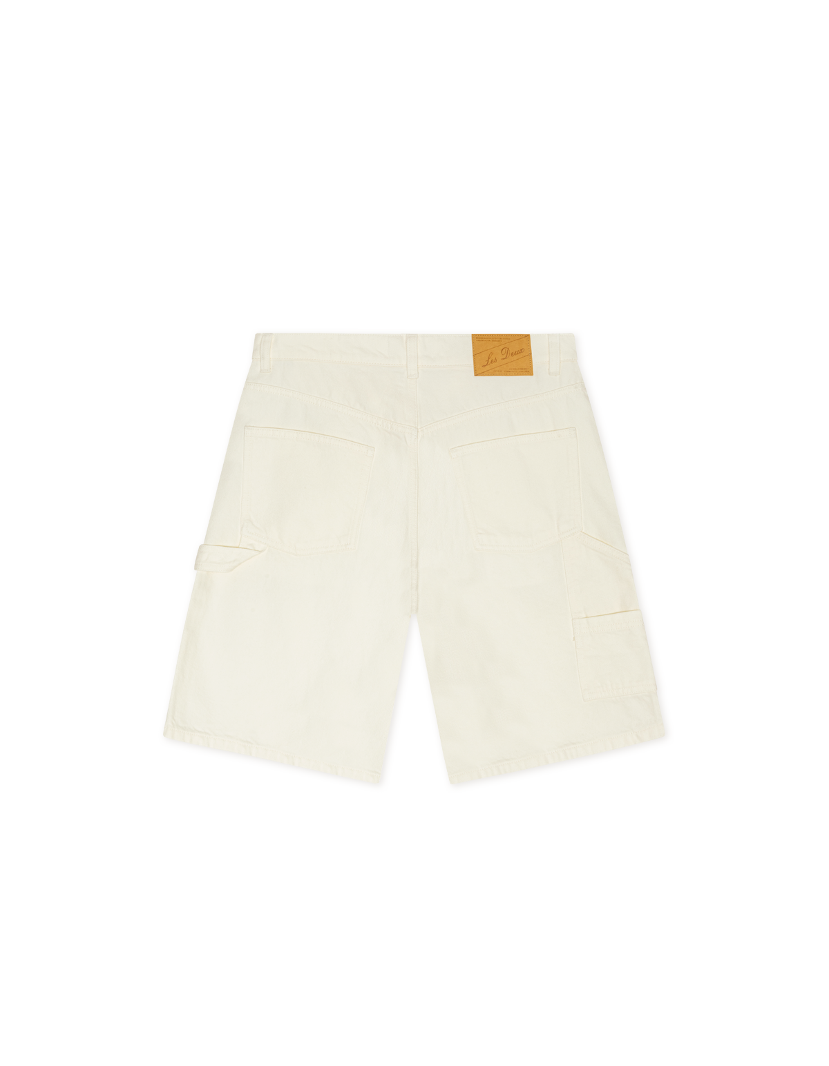 LES DEUX CARPENTER DENIM SHORT Light Ivory