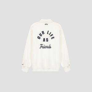 ØLÅF Varsity Polo Sweat Off-White