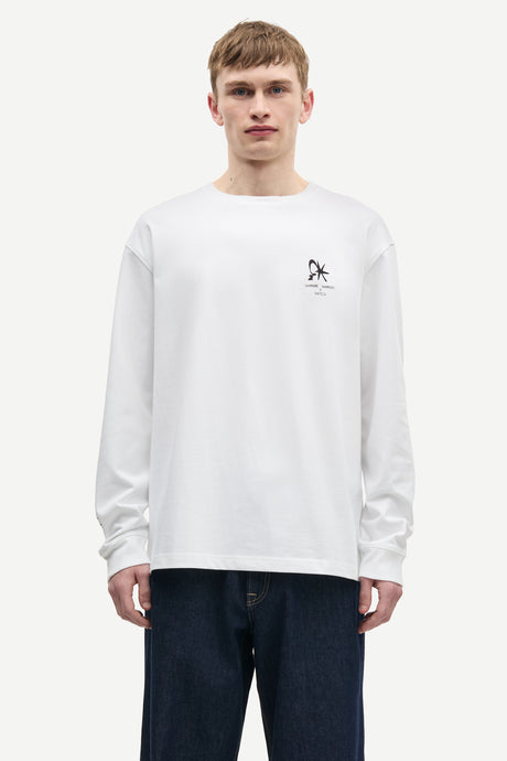 SAMSOE SAMSOE Saragnar Longsleeve 11725 White Sunset