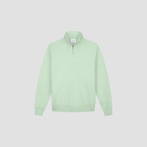 ØLÅF Block Zip Mock Pale Green