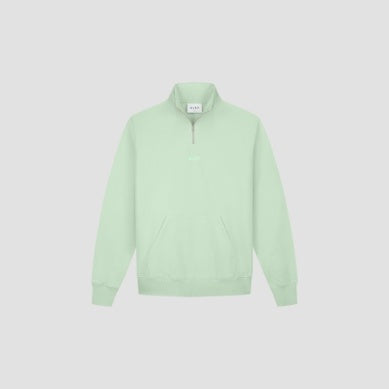 ØLÅF Block Zip Mock Pale Green