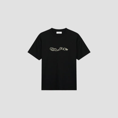 ØLÅF Zigzag Wavy Drift Tee Black