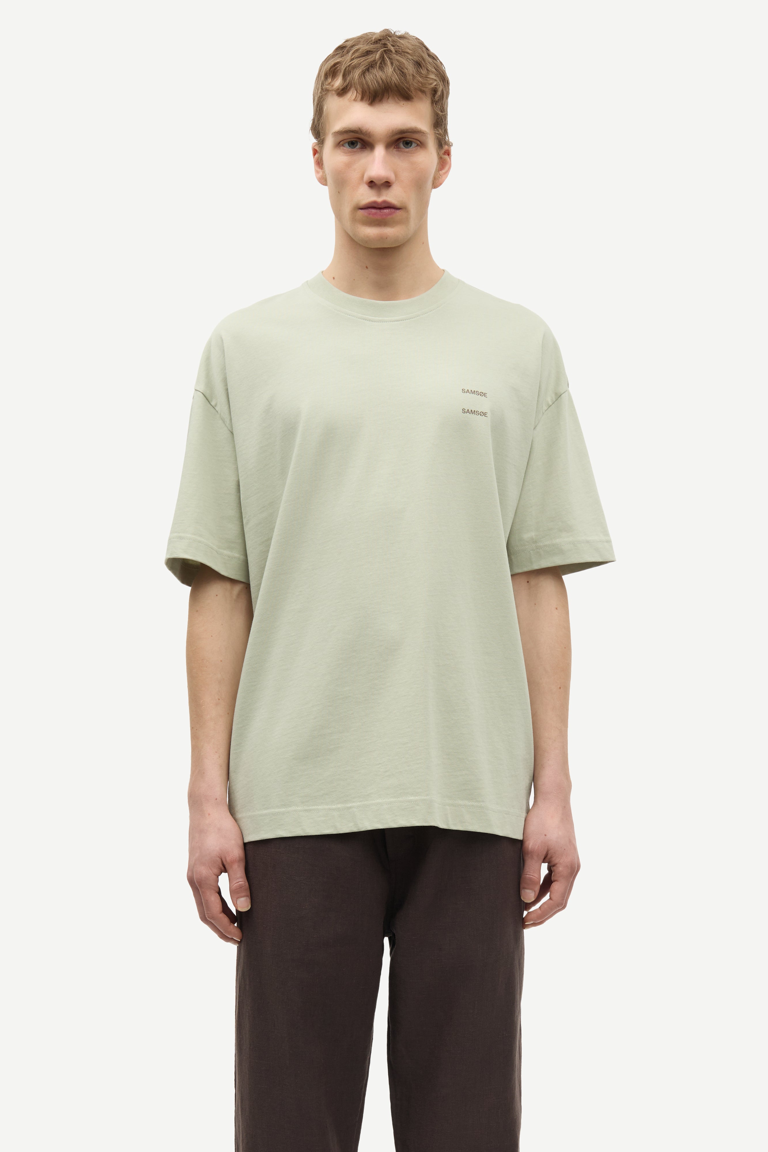 SAMSOE SAMSOE JOEL T-SHIRT 11415 Desert Sage