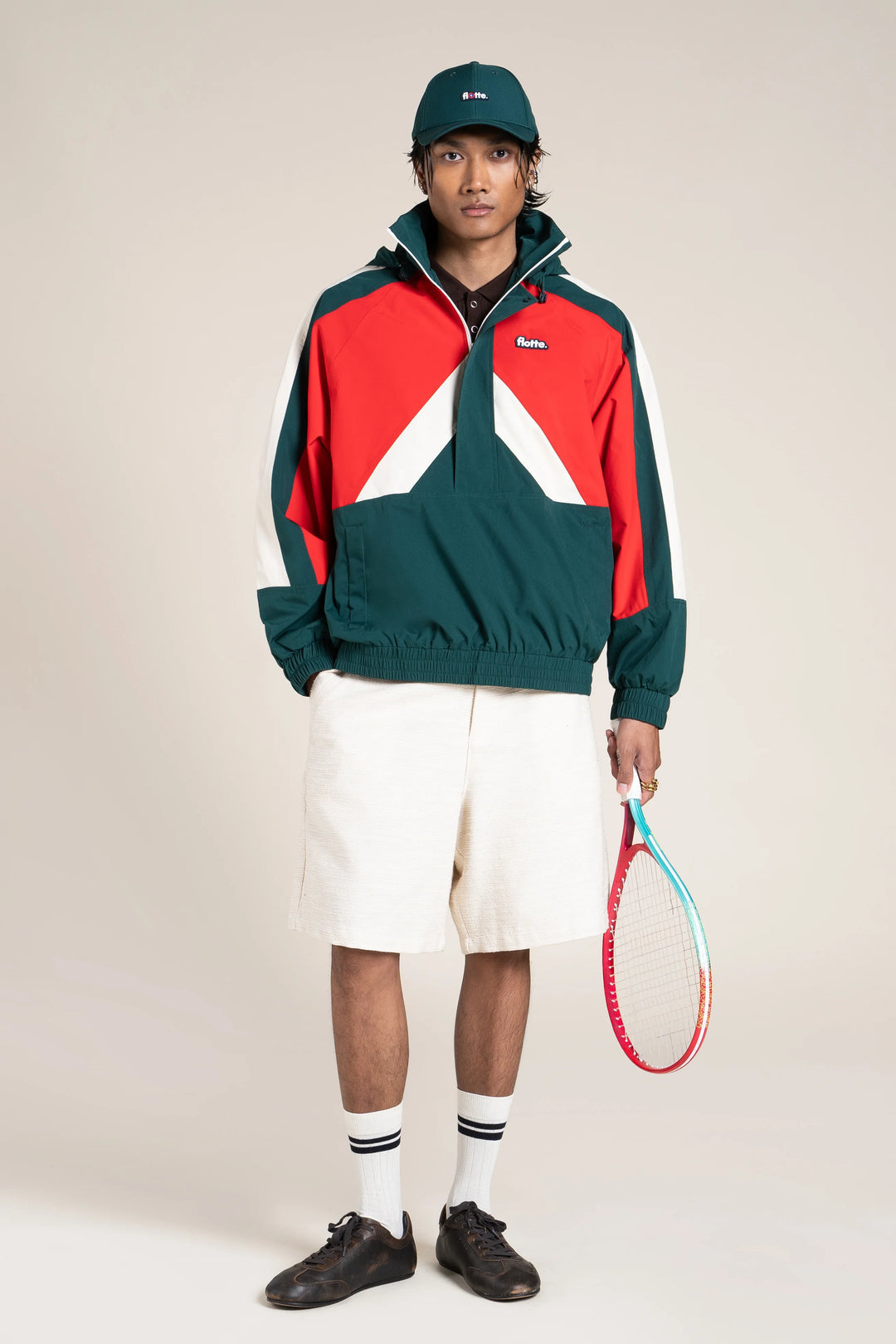 FLOTTE ABBESSES - WATERPROOF JACKET Rouge Sapin
