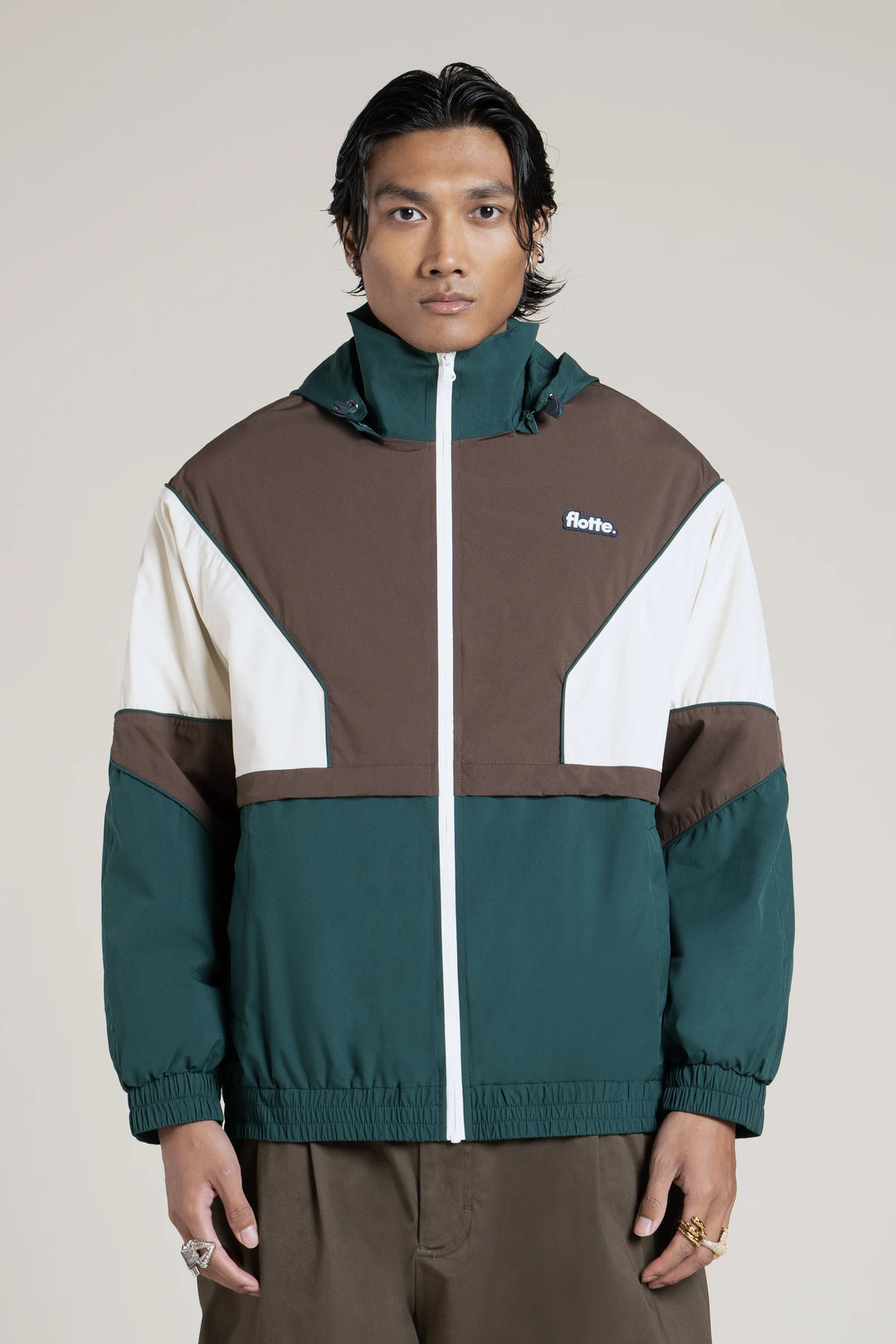FLOTTE SAINT-MARTIN - WATERPROOF JACKET Sapin Chocolat