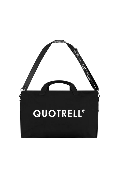 QUOTRELL QUOTRELL TOTE BAG | BLACK / WHITE