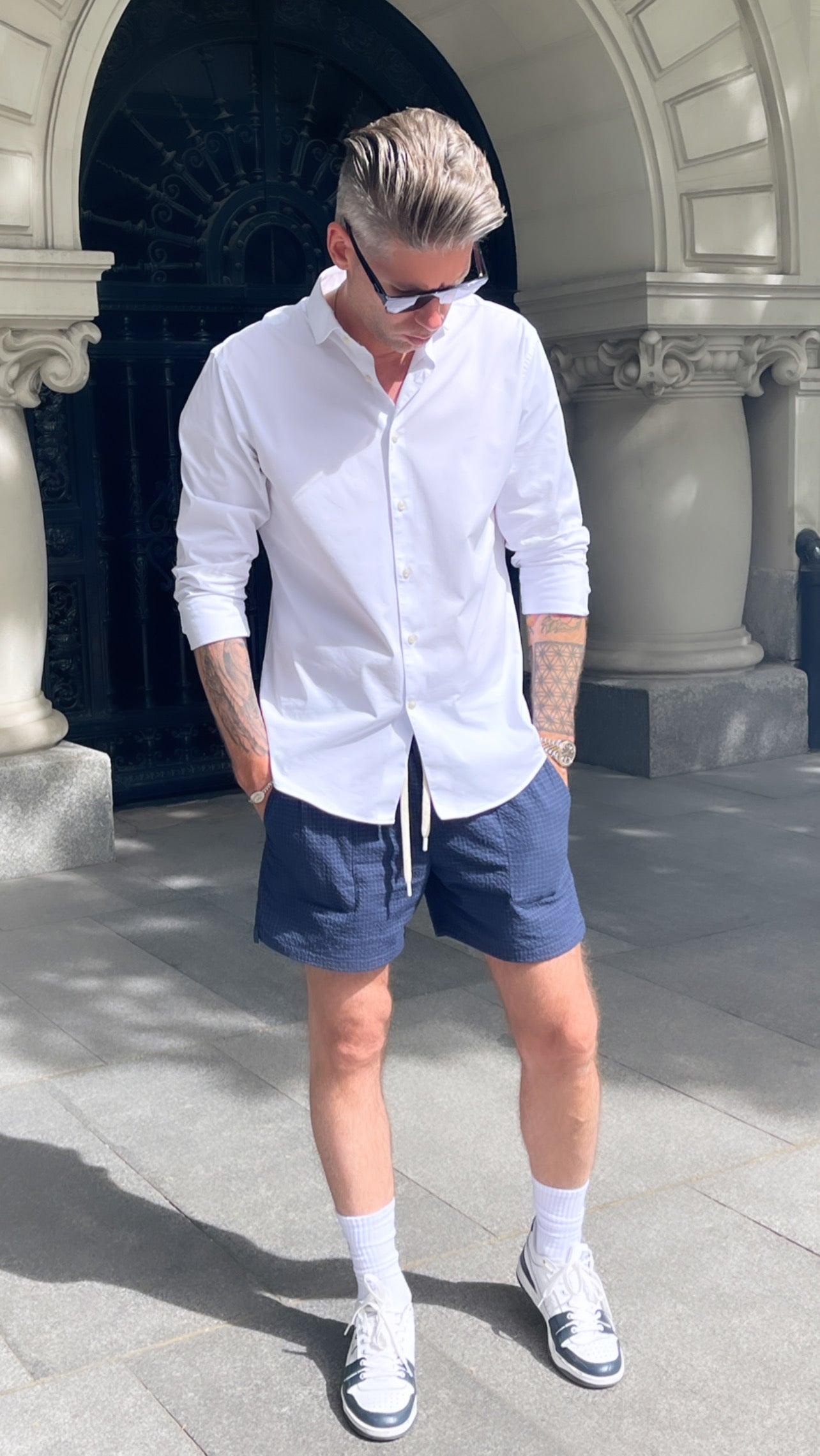 TIGER OF SWEDEN Farrell 5 Shirt White