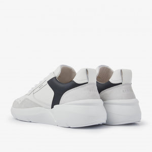 NUBIKK ROQUE ROAD WAVE | NAVY WITTE SNEAKER